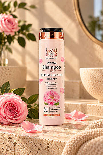 MK Gül Keratin Özlü Besleyici Şampuan